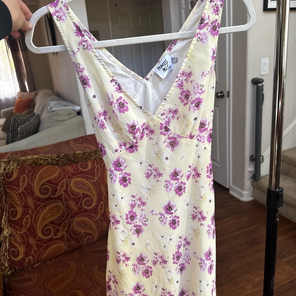 Princess Polly Floral V-Neck Dress